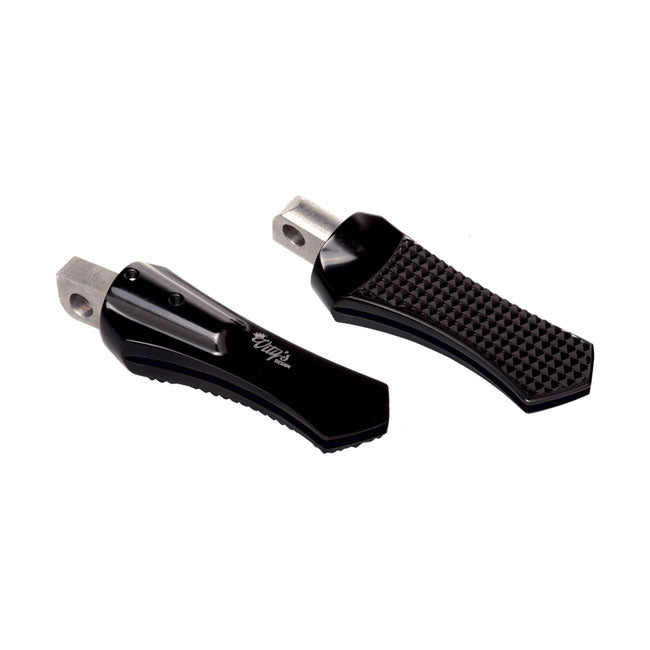 Diamond Rider Foot Pegs Black