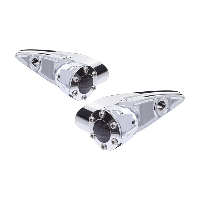 Diamond Front Turn Signals Chrome ECE Approved For 15-21 FLTR Road Glide Models