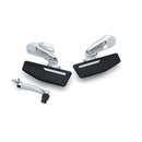 Omni Floorboard Brake & Shift Peg Kit Chrome For 18-22 Goldwing With Dual Clutch Auto