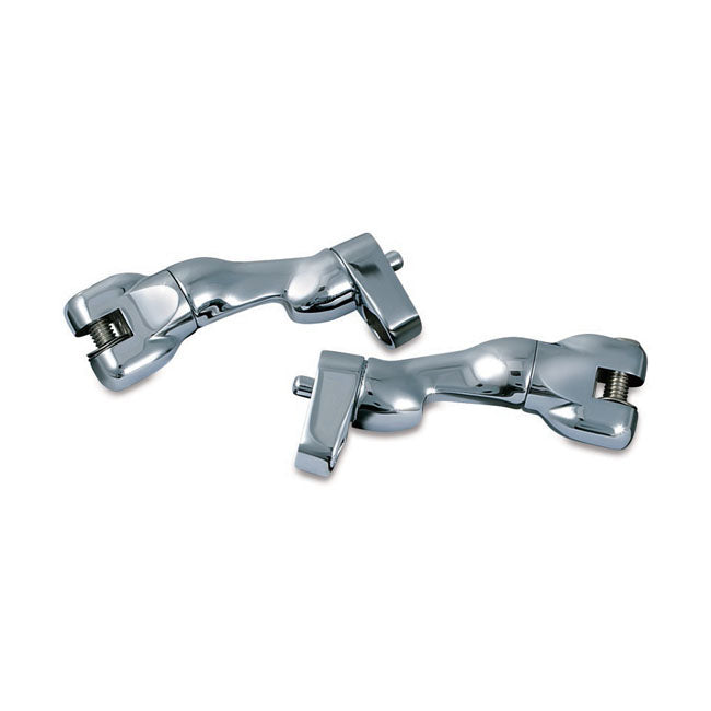 Adjustable Passenger Peg Mounts Chrome