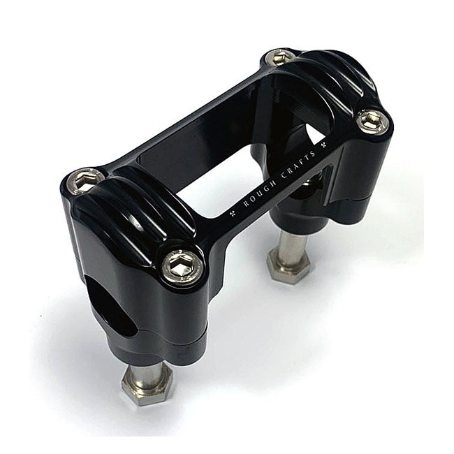 M8 Softail 1.3 Inch Finned Risers Black