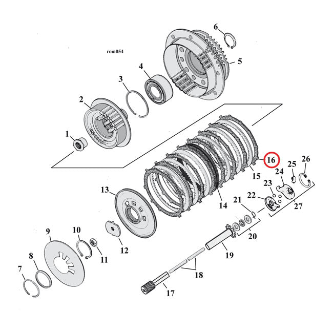 Clutch Friction Disc Set Carbon Fiber For 90-97 (NU) B.T.