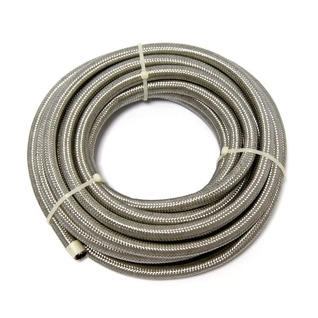 Braided Hose Stainless Clear - 5/16 Inch