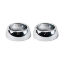 Handlebar Grip Cones For Internal Throttle Chrome Radiused