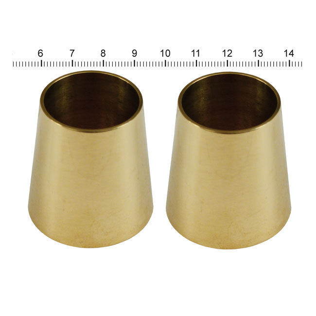 Handlebar Grip Cones For Internal Throttle Brass Tapered