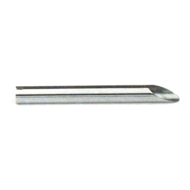 Tailpipe Extension Slash Cut Chrome - 18 Inch