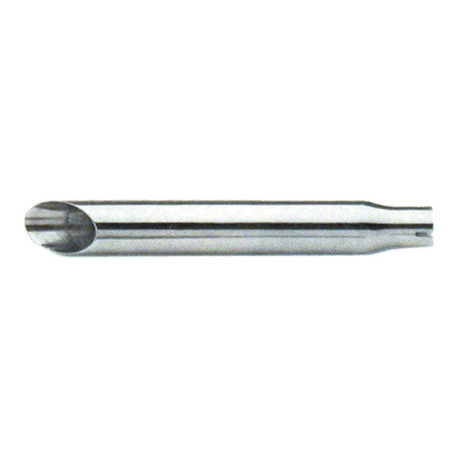 Slash Cut Universal Long Muffler - 19 Inch