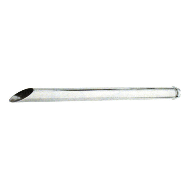 Tailpipe Extension Slash Cut Chrome - 31 Inch For 85-16 FLT/Touring NU
