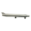 Smooth Rocket Fishtail Right Muffler - 31 Inch For 97-03 FLSTS