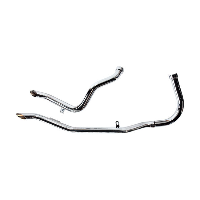 Upswept Head Pipes Gooseneck Over Transmission For 48-64 Panhead With 48-57 Style Rigid Frame NU