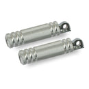 Footpegs Knurled Aluminum Male Mount - Small
