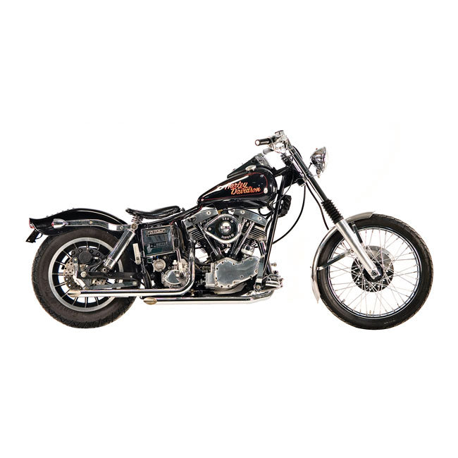 Drag Pipes Chrome 40 Inch For 66-69 Early Shovel NU