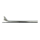Slip-on Fishtail Exhaust Extension 30" Long Chrome