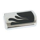 Brake Pedal Pad Flame Chrome