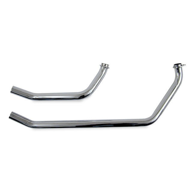 Upswept Head Pipes S-Pipe Around Oil Tank For 70-84 Shovel NU