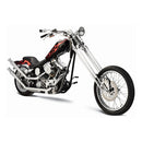 Upswept Head Pipes S-Pipe Around Oil Tank For 00-06 FXST, FLST Softail NU