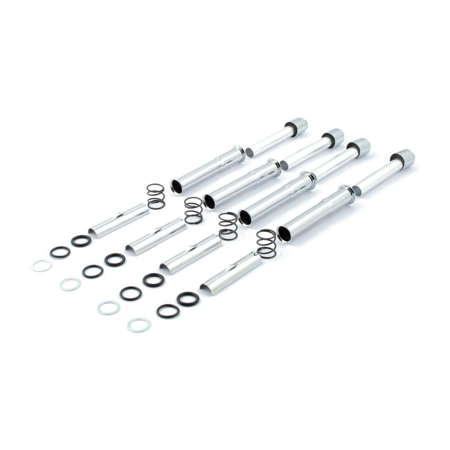 Complete L79-84 Shovel Pushrod Cover Kit Chrome