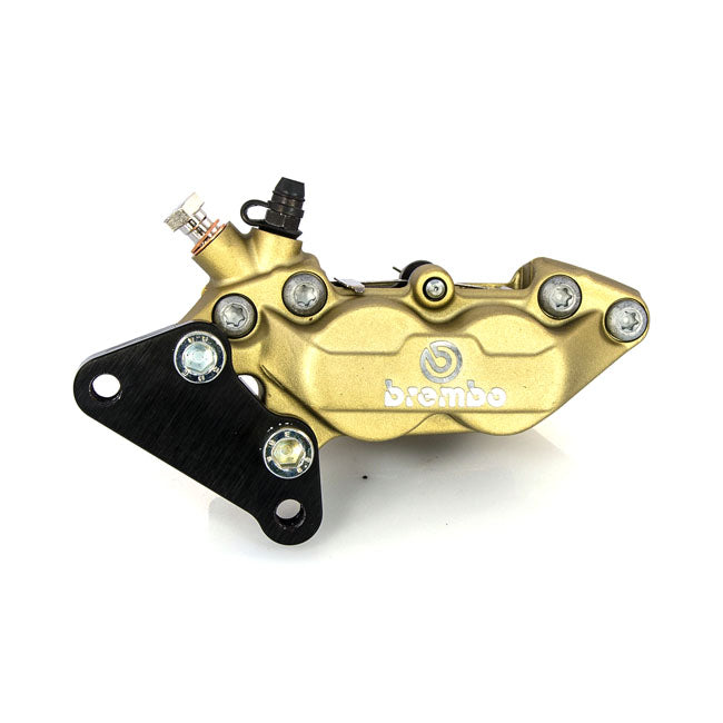 Front Brake Caliper Kit Black / Gold