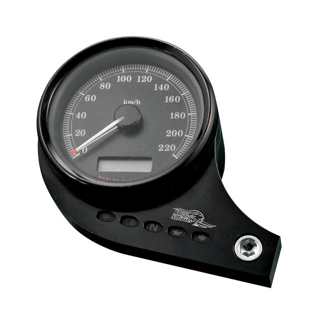 Speedometer Cylinder Head Bracket Black Anodized
