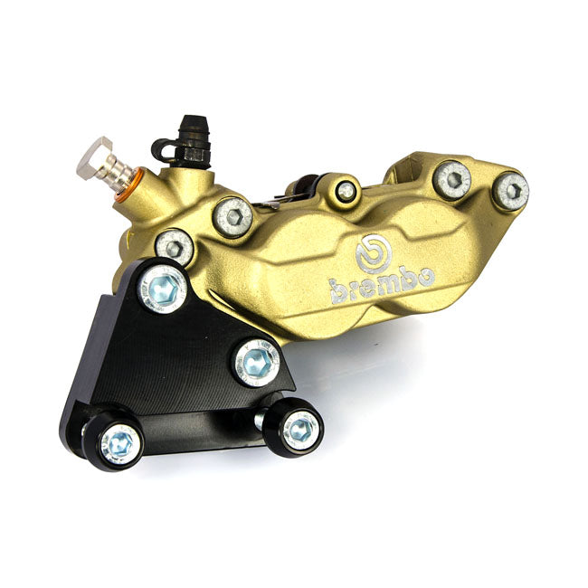 Front Caliper & Bracket Gold