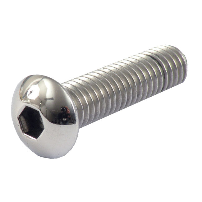 Buttonhead Bolt Polished Stainless Steel - 5/16-18 X 2 1/2