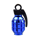Hand Grenade Valve Caps Blue