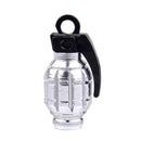 Hand Grenade Valve Caps Chrome