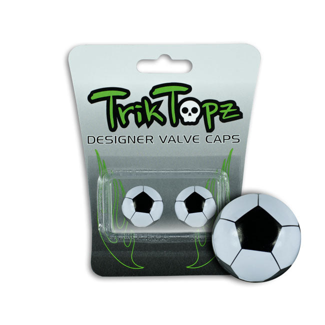 Soccer Ball Valve Caps Black