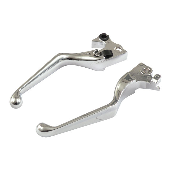 Handlebar Lever Kit Chrome For 07-13 XL