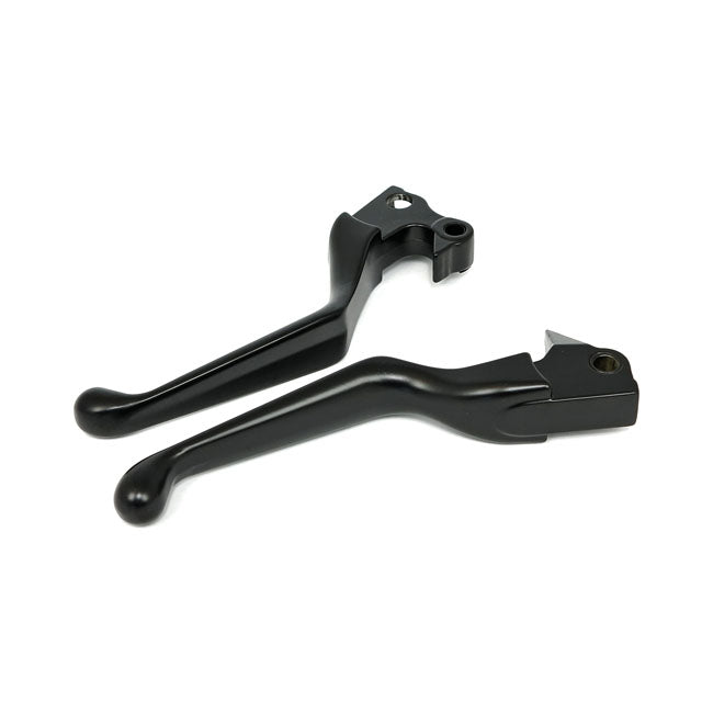 Handlebar Lever Kit Wide Blade Black For 04-13 XL