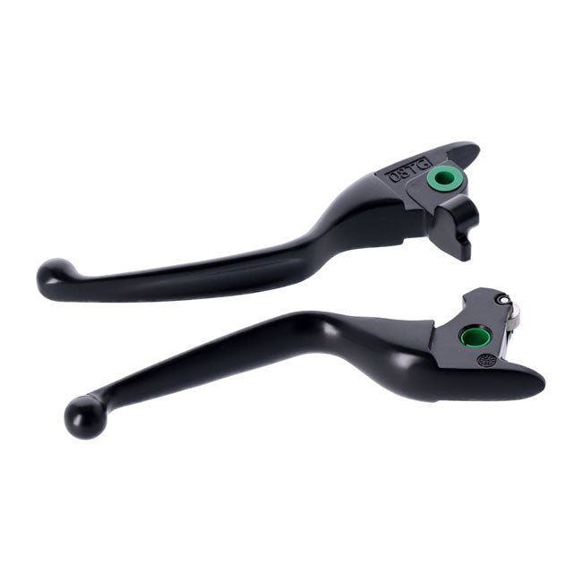 Handlebar Lever Kit Wide Blade Black For 06-17 V-Rod