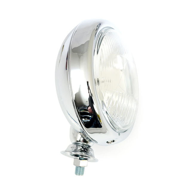 High Beam Flatty Spotlamp Chrome - 4 1/2 Inch