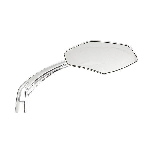 Luca Mirror Set Chrome Clear Glass - 10mm