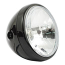 Reno 7 Inch H-4 Headlamp Gloss Black