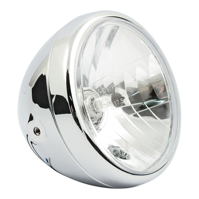 Reno 7 Inch H-4 Headlamp Chrome