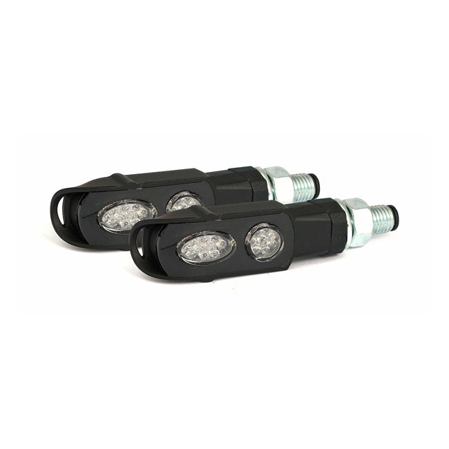 Cluster LED Turn Signals Black / Clear