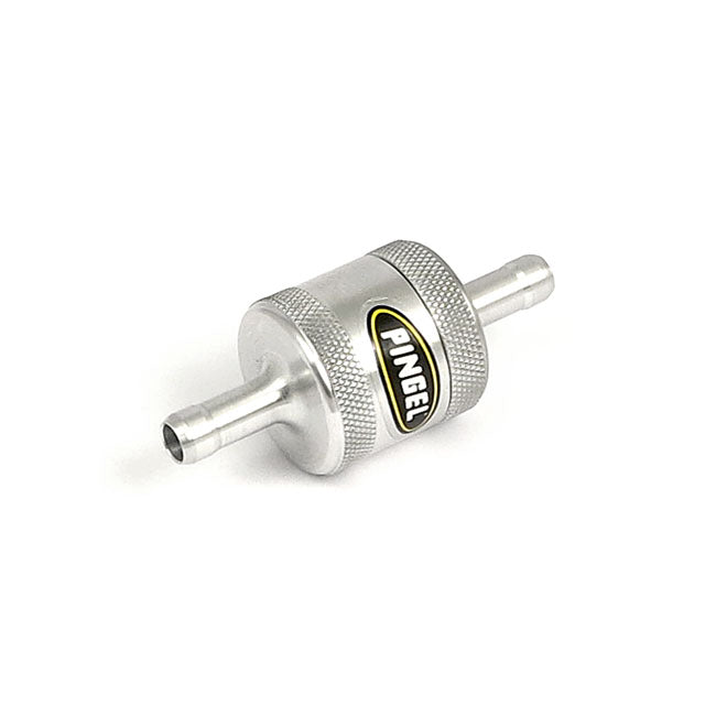 5/16 Fuel Filter 1-In / 1-Out Machined Aluminium Finished