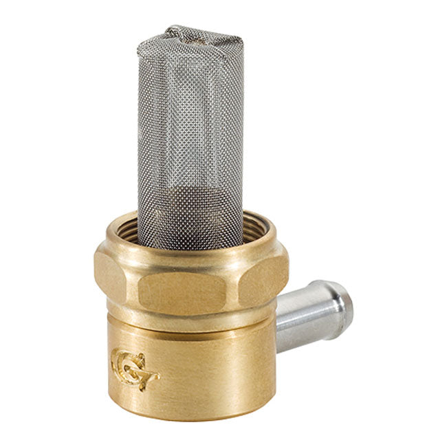 Low Profile Tank Fitting 22 MM With Nut Brass - 8 MM