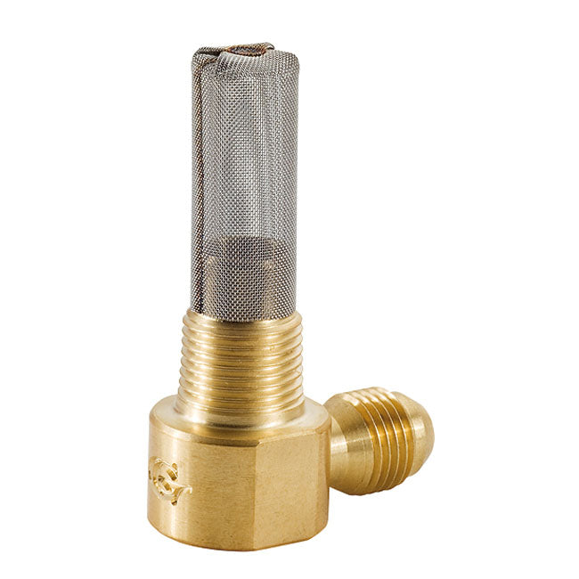 Low Profile Tank Fitting Brass - 3/8 NPT