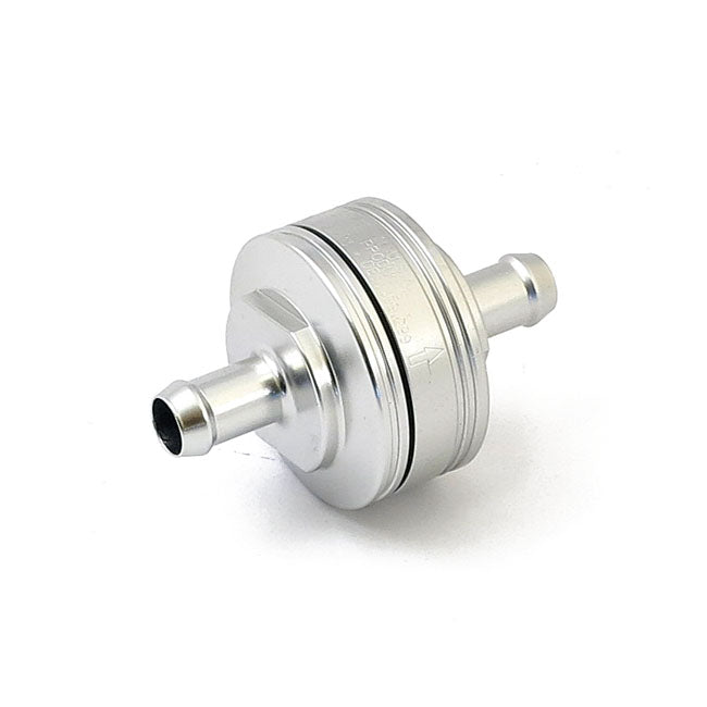 Super Mini Fuel Filter Clear Anodized - 6 MM