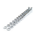 Chrome Steel Axle Spacer Kit For 1 Inch Axles