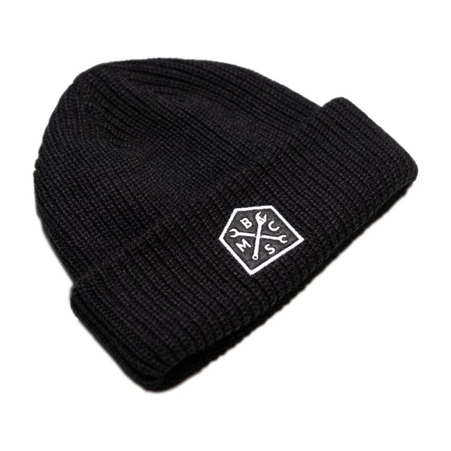 Crest Beanie Black