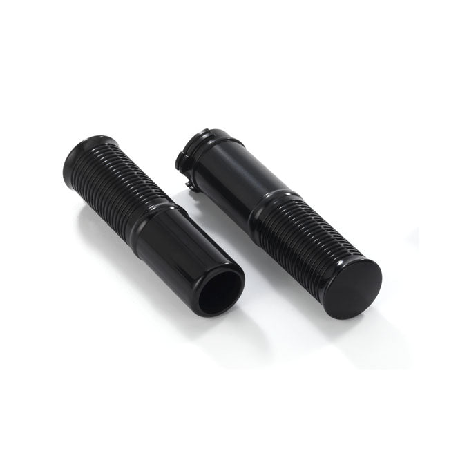 FL Handlebar Grip Set Black Anodized 74-21 H-D