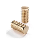 FL Handlebar Grip Ends Ribbed Polished Brass
