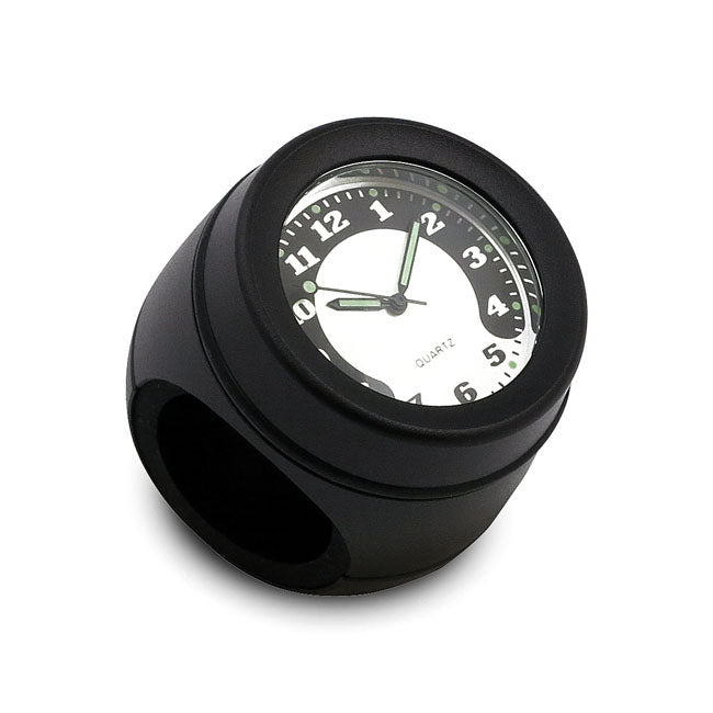 Handlebar Mounted Clock Black - Direct Mount