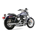 Slip-On Mufflers Chrome - 3 Inch For 91-16 Dyna Excl. 08-16 FXDF Fat Bob
