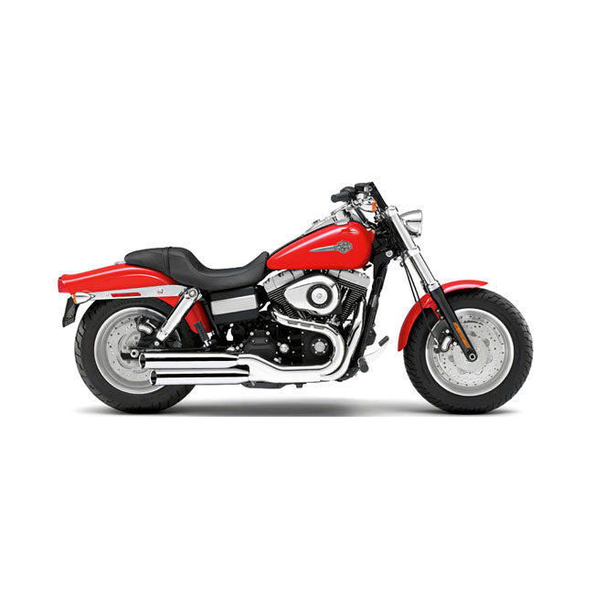 Slip-On Mufflers Chrome - 3 Inch For 08-16 FXDF Fat Bob