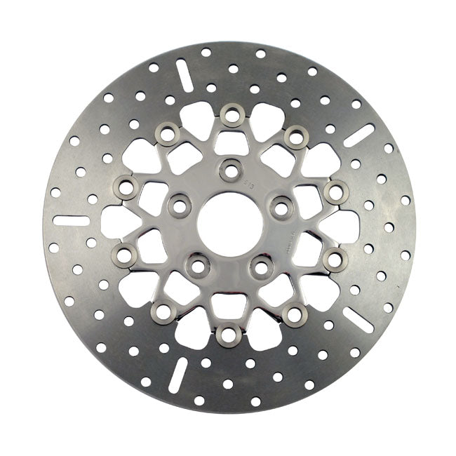 Polished Stainless Floating Wide Brake Rear Rotor For Most Upto 1999 H-D Models NU