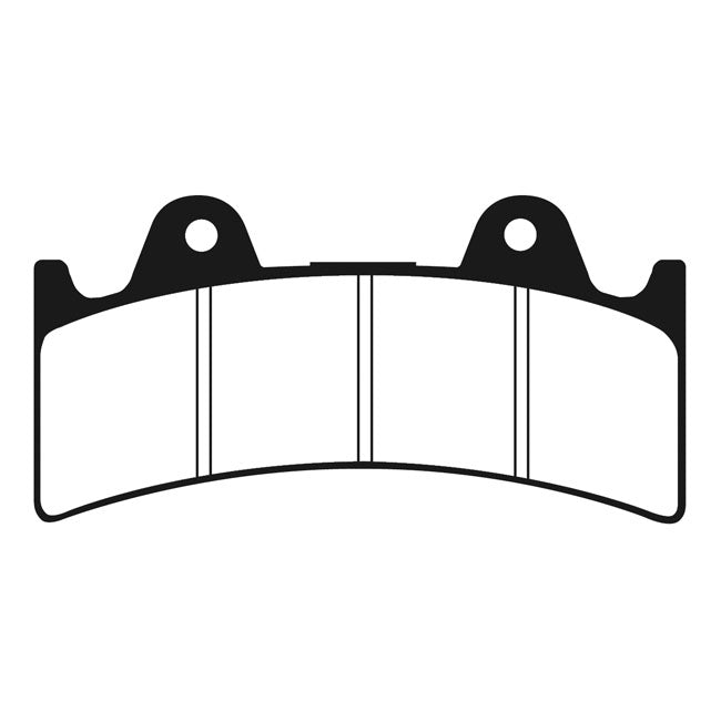 Double-H Sintered Brake Pads For 6-Piston Differential Bore Jaybrake Calipers