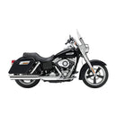 Slip-On 4 Inch Muffler With Scalloped Tip For 12-16 Dyna FLD Switchback NU